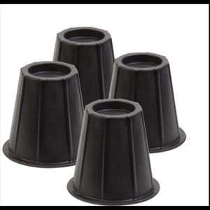 Honey Can Do 6" Round Bed Risers, Set of 4
